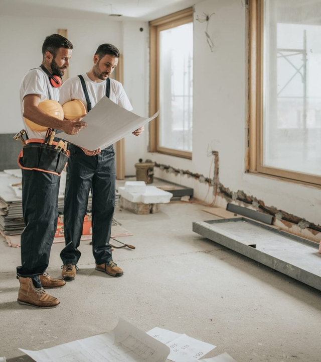 NYC Basement Remodeling Co. technician on a local job